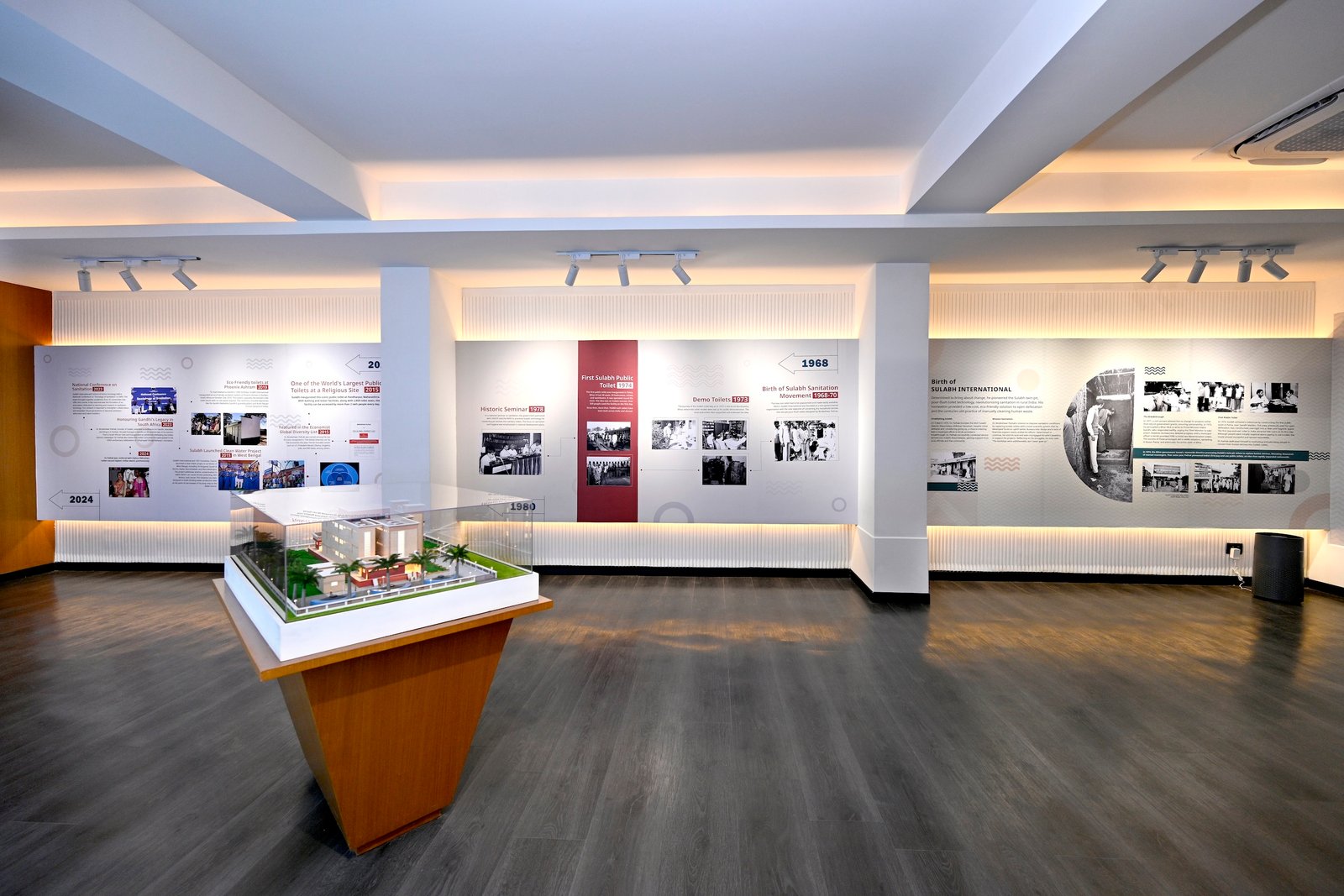 Memorial Interior with Model