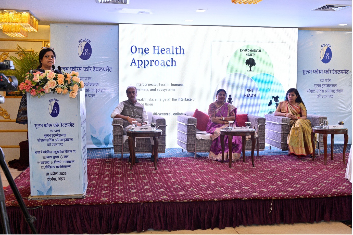Dr Bobby Luthra Sinha presents the One Health research findings